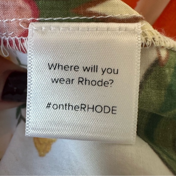 Rhode Resort 100% Cotton long sleeveless dress Size XS - Picture 13 of 14